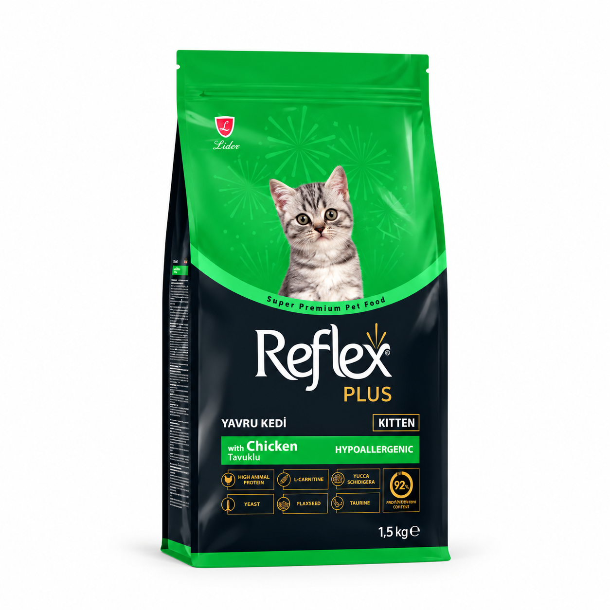 Reflex Plus Kitten Dry Food (Chicken) - 1.5kg
